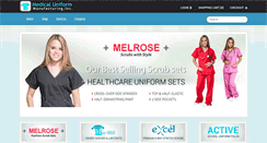 Desktop Screenshot of med-uniform.com